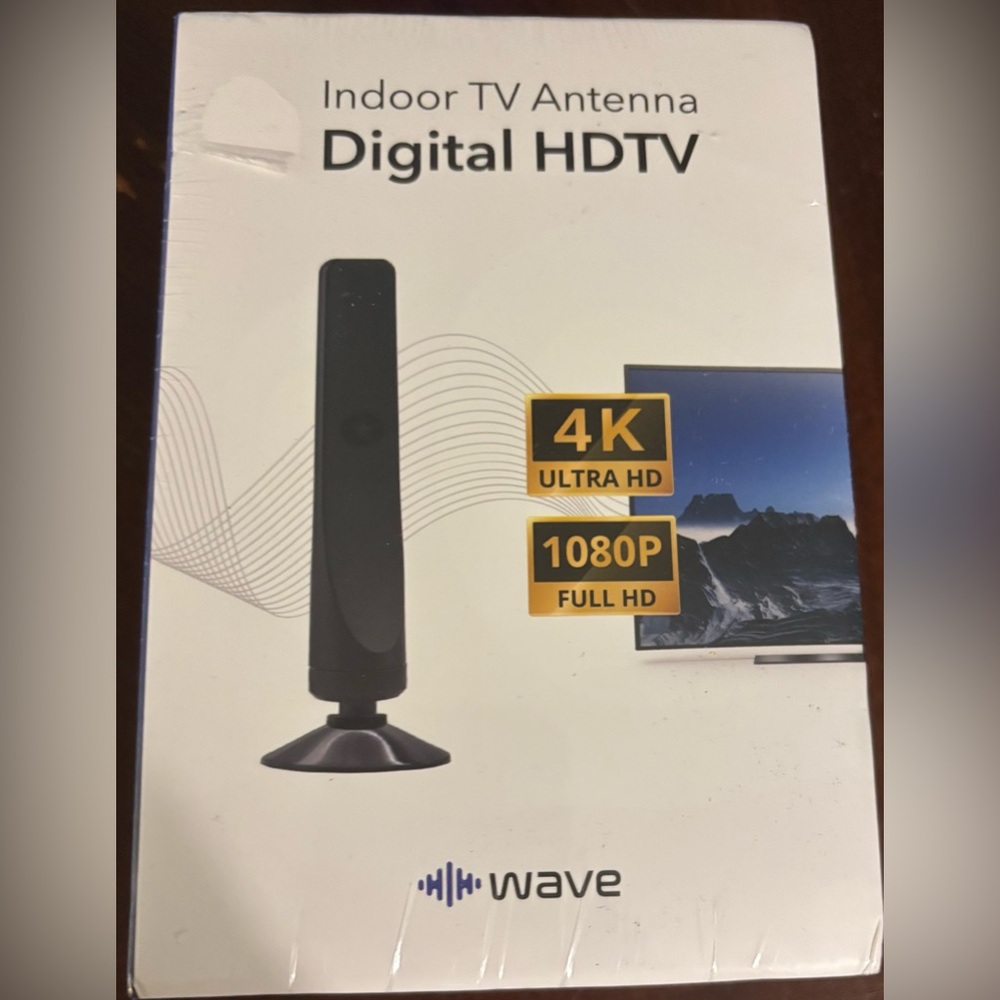 WAVE Indoor TV Antenna Digital HDTV NIB